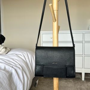 Mat & Nat vegan leather black purse